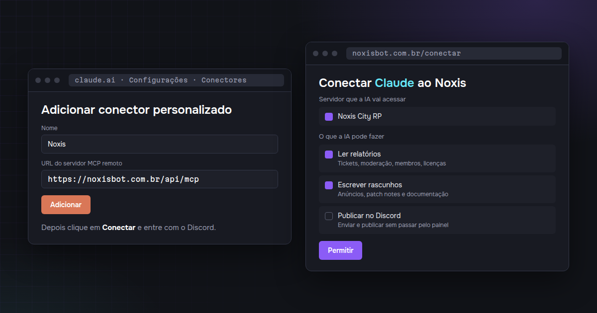 Conectar o Claude ao Noxis